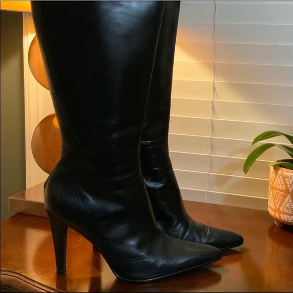 Black Enzo Angiolini Boots - Picture 2 of 8